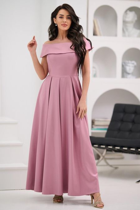 Długa sukienka hiszpanka  z drapowaniem